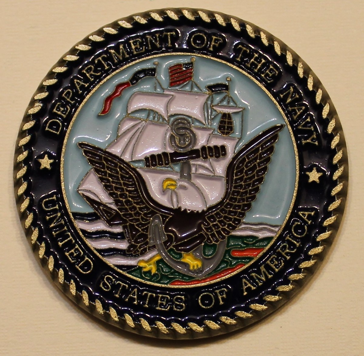 USS Abraham Lincoln CVN72 Aircraft Carrier Insignia Navy