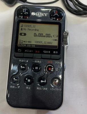 SONY PCM-M10 Portable Audio Linear PCM IC Recorder Black SONY PCM-M10 Portable Audio Linear PCM IC Recorder Black