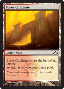 Boros Guildgate x4 - Gatecrash - NM-Mint, English - Gatecrash