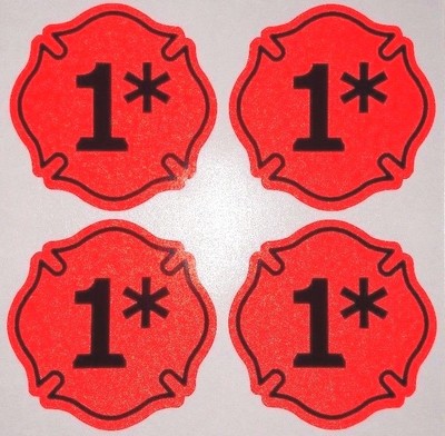 Maltese Cross Fire Rescue Decals & Stickers for Cars, Trucks, & Windows