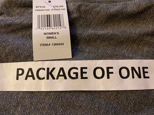32 DEGREES Ladies 1-Pack Relaxed Pull On Terry Short, HT CHARCOAL, S - Picture 3 of 5