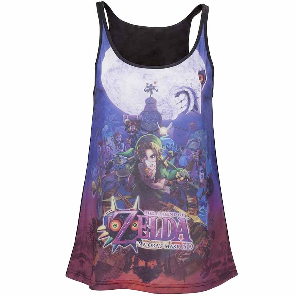 Nintendo - Zelda Majora's Mask Ladies Tank Top (Top Donna Tg. L)