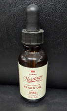 Cremo Revitalizing Beard Oil, 1 oz, Heritage Red Spiced Amber Scent NO 508