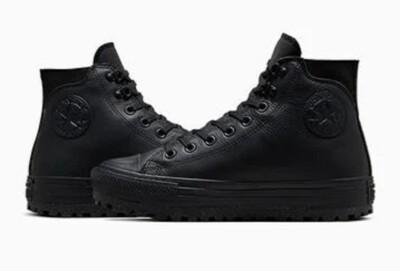 Converse Chuck Taylor All‎ Star City Trek Black Quilted Leather Mens 12 Converse Chuck Taylor All Star City Trek Sneakers | Black  main image 3