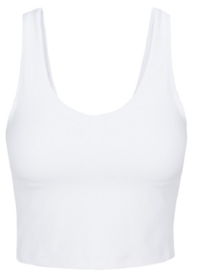 Natural Uniforms Women s Longline Wirefree Padded Medium Support Sports Bra 6150