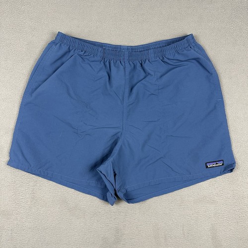 Patagonia Baggies Shorts Mens Large Blue Nylon Mesh Lined 5" Swim Trunks GUC
