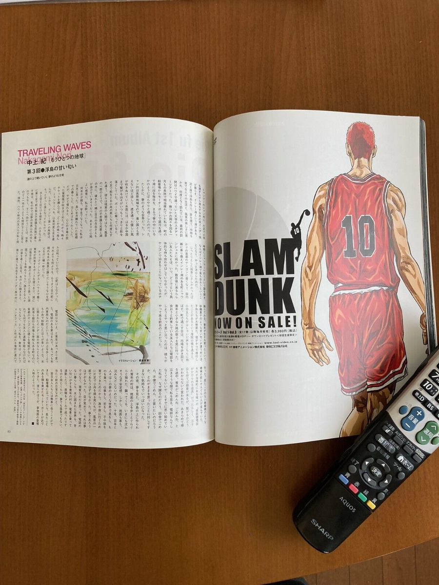 Slam Dunk 10 days after that Takehiko Inoue Switch Magazine w