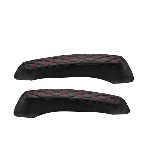 Red Diamond Saddlebag Speaker Lid Covers for 1993-2013 Harley Touring FLT FLH - Foto 8 di 8