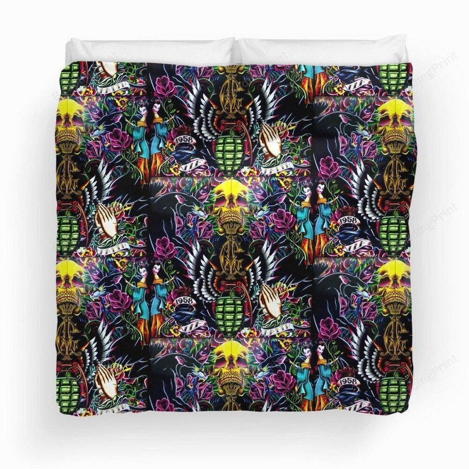 Ed Hardy Shop In Melbourne Quilt Duvet Cover Set Bedroom Decor Bedclothes Kids eBay