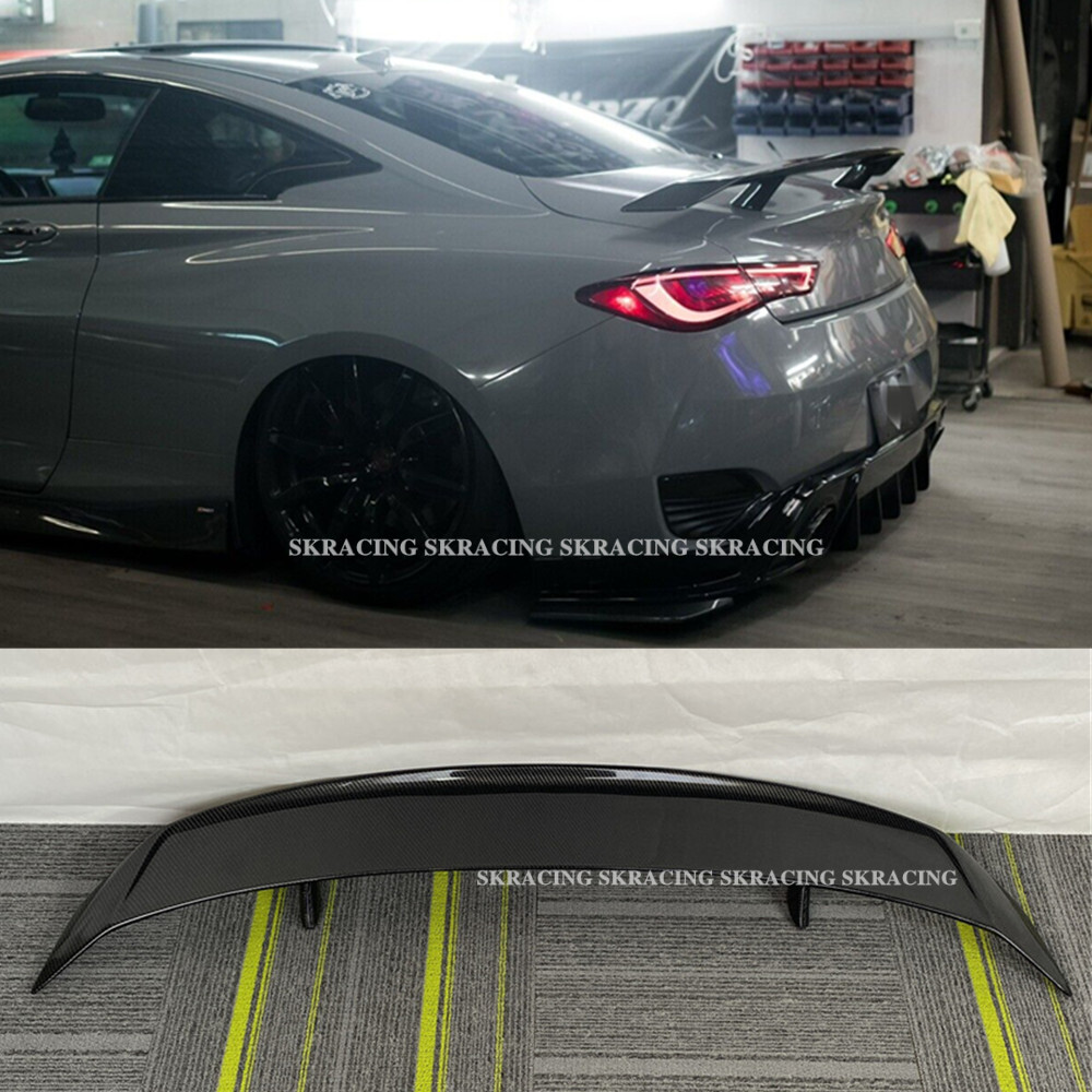 Carbon Fiber High Kick Duckbill Trunk Spoiler for 2017-22 Infiniti Q60