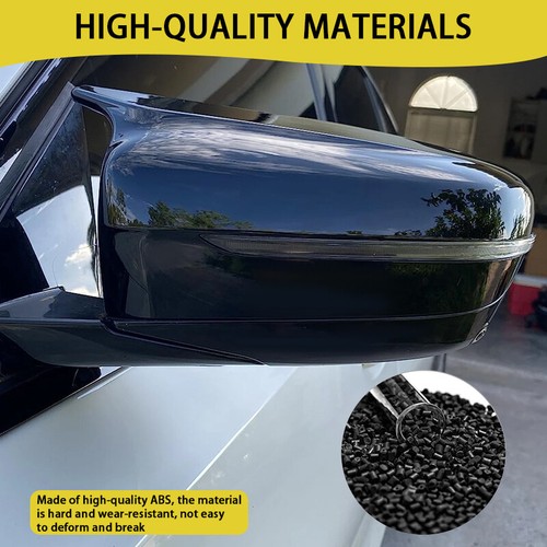 Gloss Black Side Mirror Cover Caps For BMW G20 G21 G22 G30 G31 G11 G14 G15 2PCS - Picture 18 of 18
