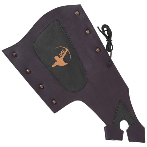 Daskz Leather Archery Arm Guard Protective Forearm Bracer for Shooting Hunting - Picture 6 of 26