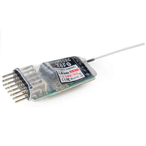 DUMBORC X6FG Receiver 2.4G 6CH Radio Control for Dumborc RC X4 X5 X6 Transmitter - Picture 5 of 9