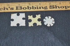 antique thread winders mother of pearl/wood Victorian 19th c 1800s 