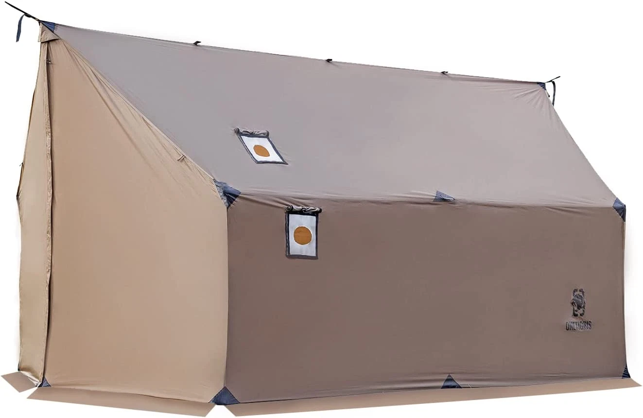 TEGIMEN Hammock Hot Tent with Stove Jack, Spacious Versatile Wall Tent with Snow