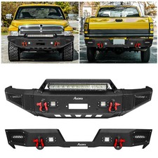 Aaiwa Front And Rear Bumper For 1994-2001 Dodge Ram 150025003500 Wwinch Plate Aaiwa Front And Rear Bumper For 1994-2001 Dodge Ram 150025003500 Wwinch Plate