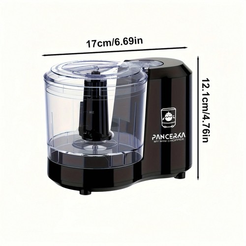 1.5-Cup Black Electric Vegetable Chopper & Mini Food Processor for Mincing/Puree - Picture 23 of 34