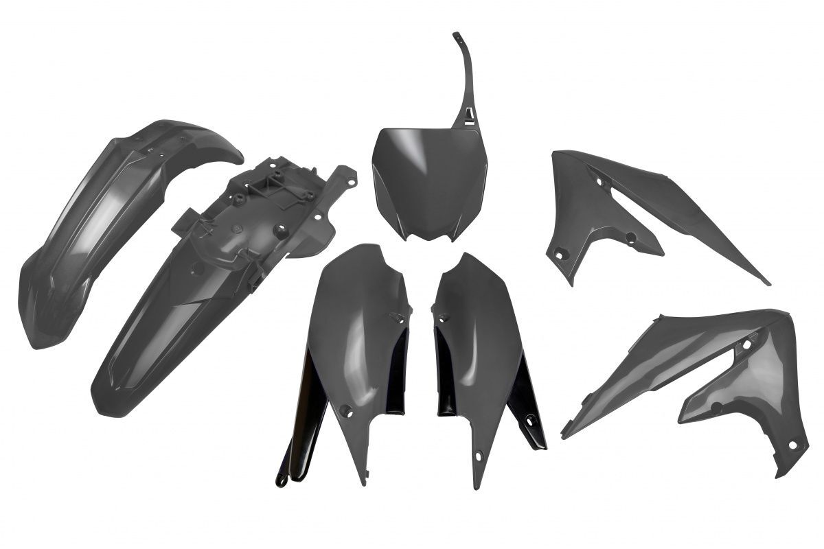 Remplacer carénage cassé avec le kit plastique Yamaha YZF 250 450 gris