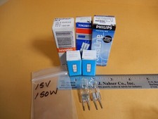 Osram HLX 64633 BRJ Tungsram 50530 15V 150W Philips 7158XHP 24V 150W 2 Pin Bulbs