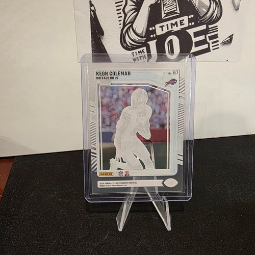 2024 Clearly Donruss Keon Coleman Rated Rookie #67 New York Giants RC WR - Picture 2 of 2