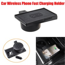 Black Car Wireless Phone Fast Charging Holder Cradle Fit for BMW X5 X6 2015-2018