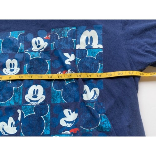 Disney Mickey Mouse Grafikdruck T-Shirt Blau All Over Print XL - Bild 6 von 6