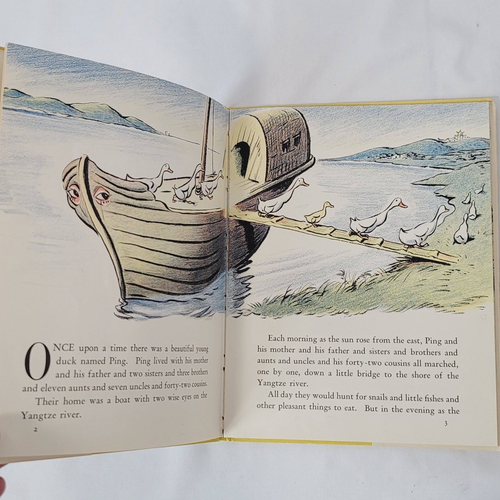 THE STORY ABOUT PING Marjorie Flack 1933 First Edition 18th Printing Dust Jacket - Picture 8 of 8