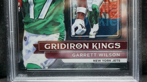 2022 Optic Garrett Wilson #RGK5 ROOKIE Gridiron Kings - PSA 10 - Picture 3 of 6