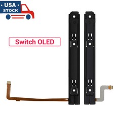 A Pair Slider Sliding Rail with Flex Cable For Nintendo Switch OLED Console