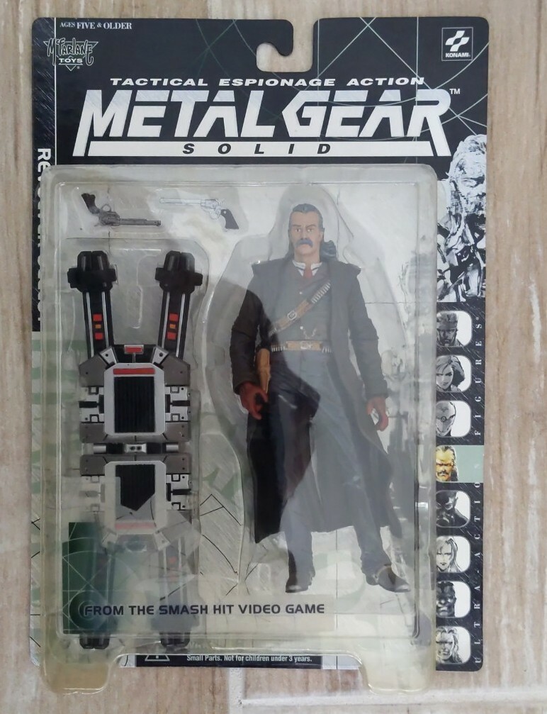 NEW METAL GEAR SOLID REVOLVER OCELOT ACTION FIGURE MCFARLANE TOYS