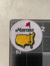 MASTERS LOGO Patch. Adhesive backing for iron...