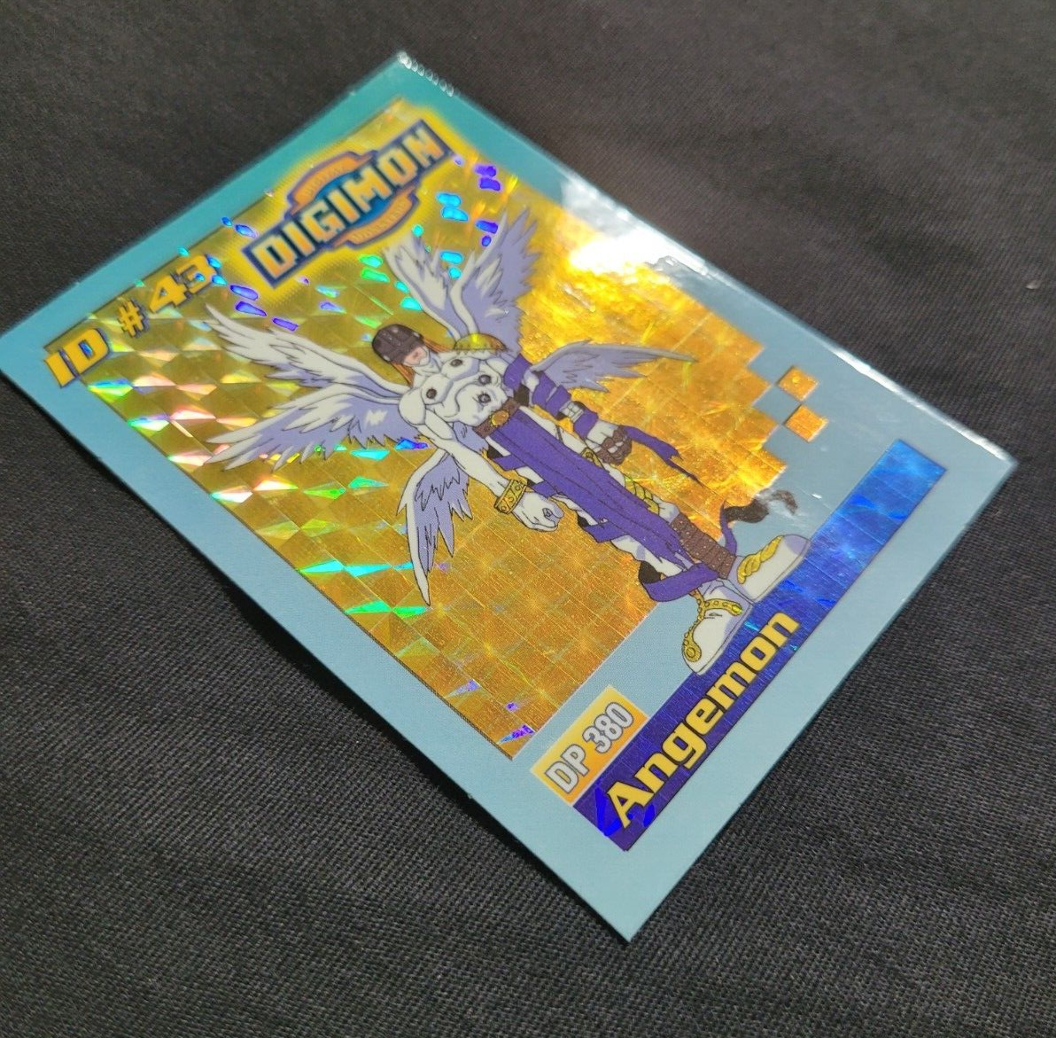 Bandai 1999 Digimon Trading Card ID #43 Angemon Exclusive Holo | eBay