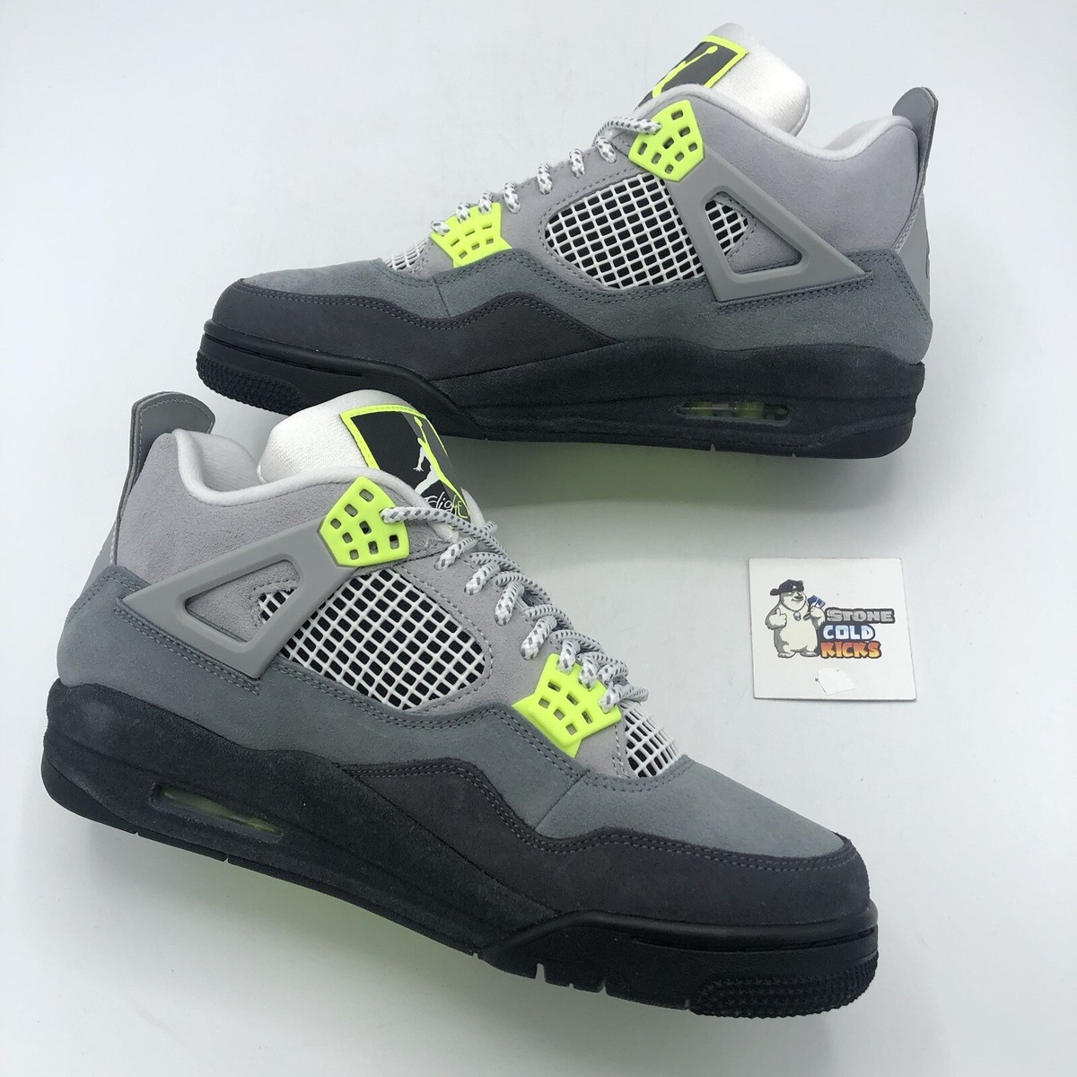 Size 9.5 - Jordan 4 Retro SE Mid Neon 95 for sale online | eBay