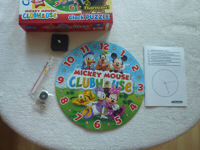 Mickey Mouse Clock Puzzle - Wanduhr