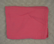 Modern Baby Solid Pink Baby Swaddle Blanket 100 Cotton Muslin Lovey
