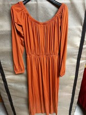 asos women orange size 2 dress