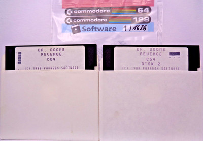 COMMODORE 64/128 -- DR. DOOMS REVENGE (PARAGON - DISK)