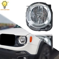 For Jeep Renegade 2015 2016 2017 2018 Driver Side Halogen Projector Headlight