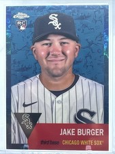 2022 Topps Chrome Platinum - Jake Burger /199 - #126 Platinum Toile White &
