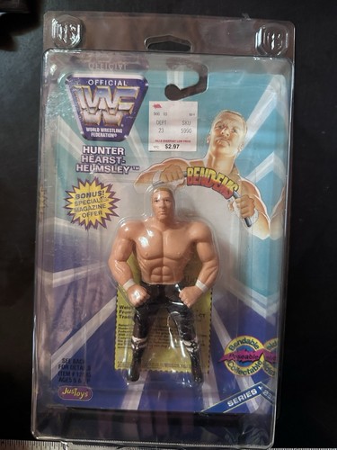 Vintage WWF 1997 Just Toys Bend-ems HUNTER HEARST ...