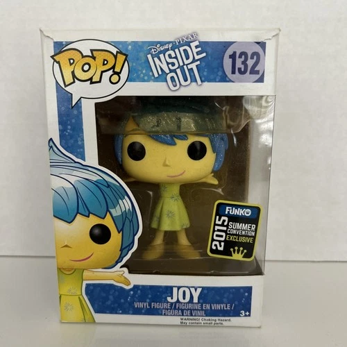 Disney Pixar Inside Out #132 Joy Pop Figurine 2015 Summer Convention Exclusive