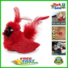 Real Birds Interactive Cat Toy with Feather  Catnip - Fun for Indoor Cats