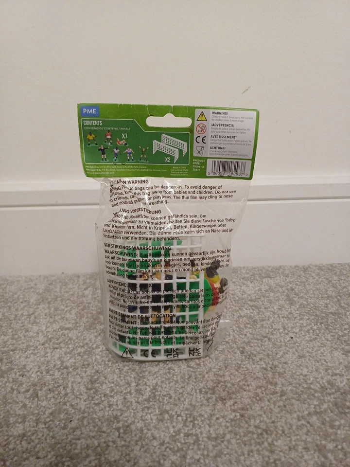 PME Football Cake Topper Set 9-Piece Decorations Set for Birthday Cakes - Image 2 of 4