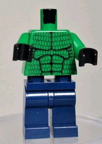 LEGO Killer Croc  Minifigure 7780 Batman 2006 bat008 *RARE* Nice Figure