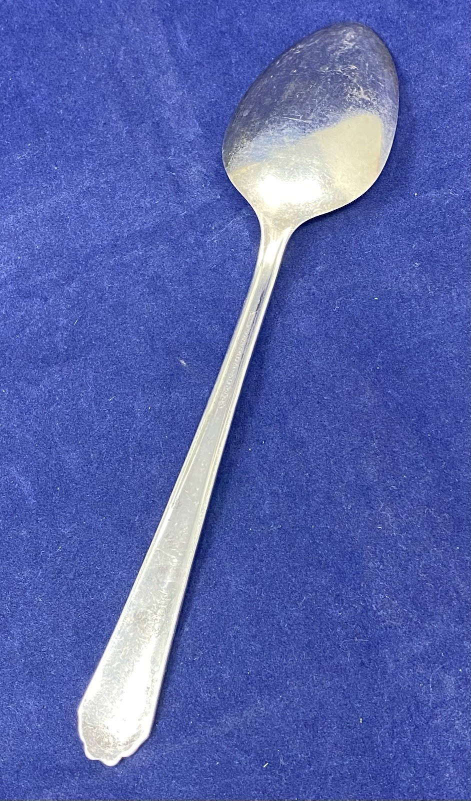VTG National Silver Co. Serving Spoon 8” Triple Plate Plus 824136