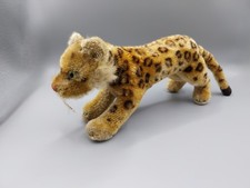 Alter Steiff Leopard ca. 25 cm groß mit klei...
