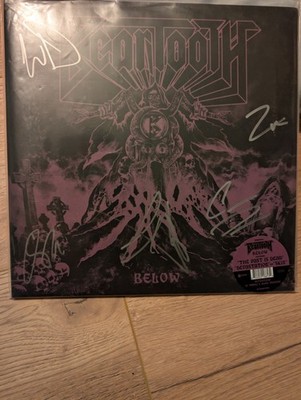 Beartooth - Below Signed Vinyl ultraclear w/purple & black splatter