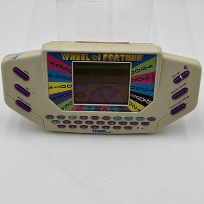 Vintage 1995 Wheel of Fortune Hand Held Game Tiger Electronics W Cartridge Works