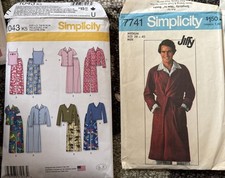 vintage Pajamas sewing patterns lot