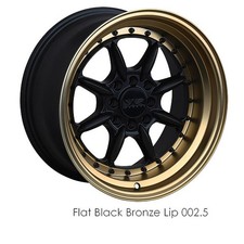 Xxr Wheels Rim 002.5 15x8 4x1004x114.3 Et20 73.1cb Flat Black Bronze Lip Xxr Wheels Rim 002.5 15x8 4x1004x114.3 Et20 73.1cb Flat Black Bronze Lip